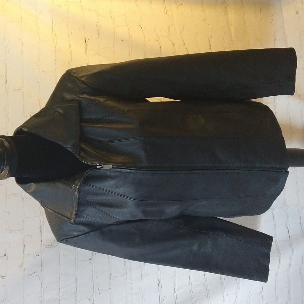 East 5th Avenue Black Leather Jacket